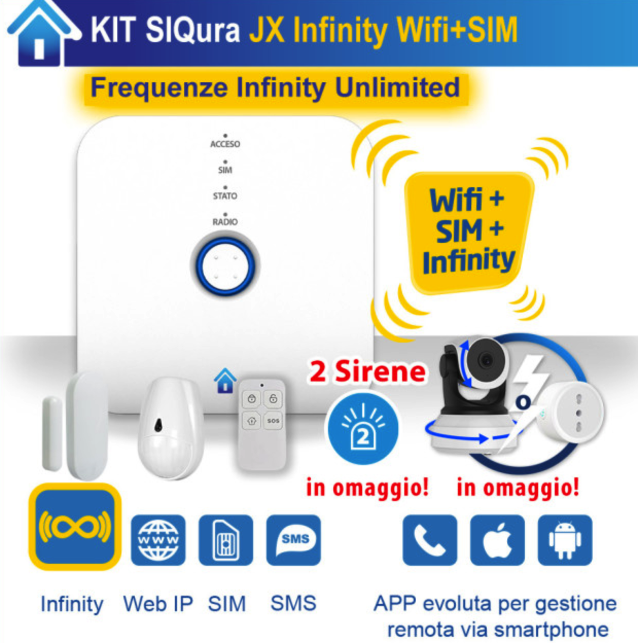  Kit completi I migliori kit antifurto CasaSicura sono completi, preconfigurati, personalizzabili e pronti all'uso. Facili da installare, ma performanti e sicuri.